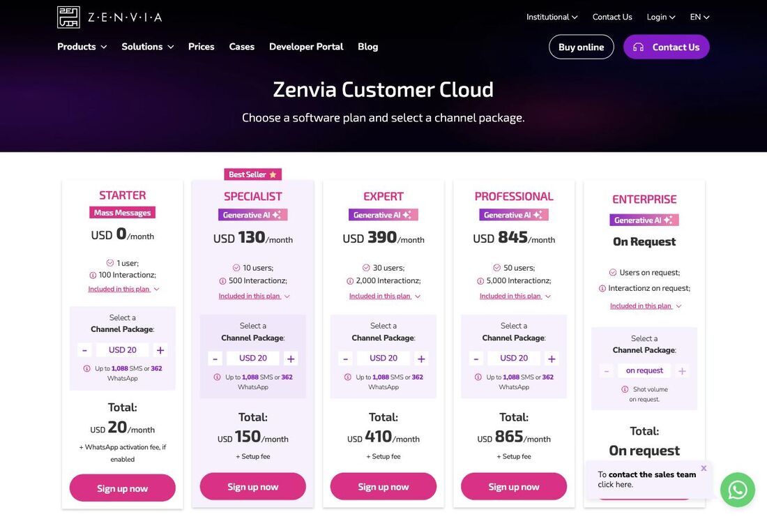 Planos da Zenvia